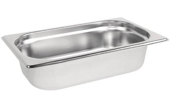 GN Vogue Stainless Steel Gastronorm Tray 1/4 - 100mm deep